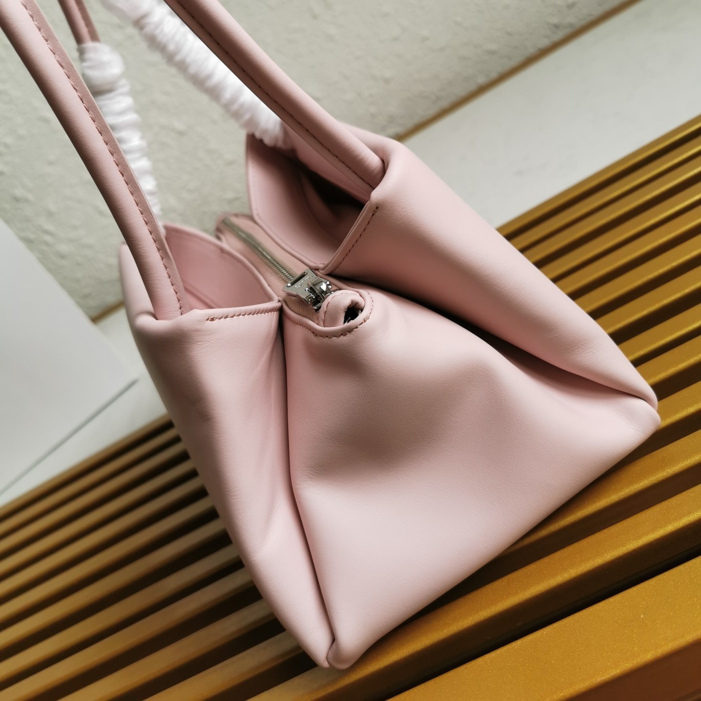pra*a S*pernova small shoulder bag in pink leather