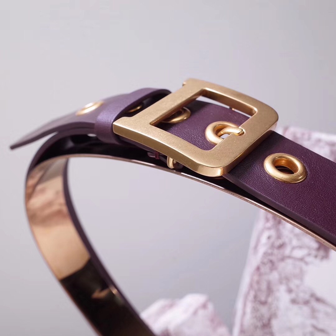 D*or D*orquake 35mm belt in bordeaux calfskin