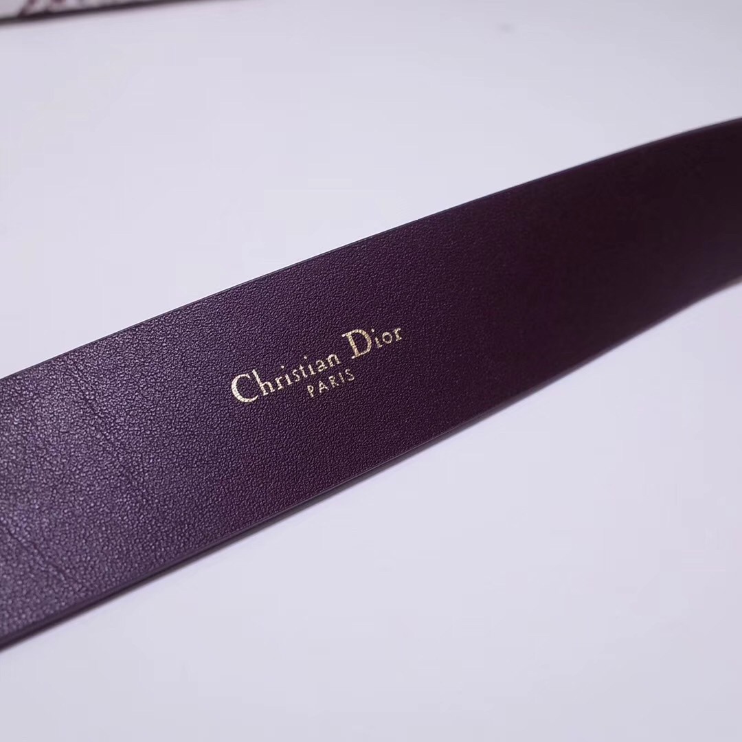 D*or D*orquake 35mm belt in bordeaux calfskin