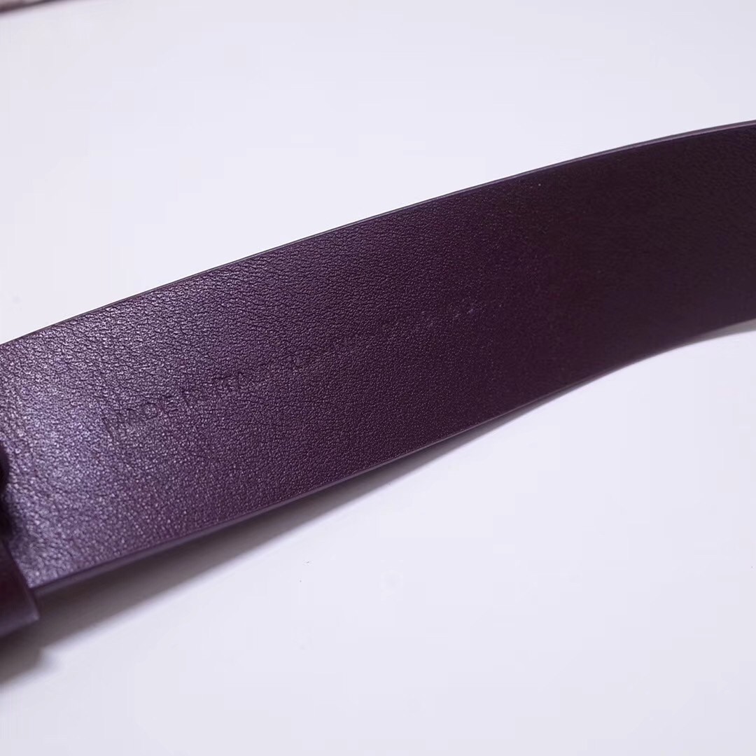 D*or D*orquake 35mm belt in bordeaux calfskin