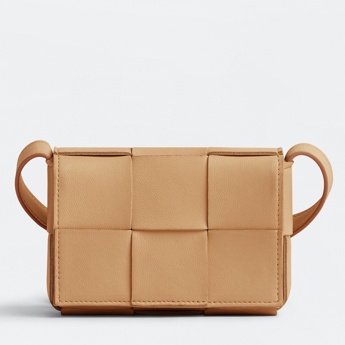 bo*te*ga Ve*ne*ta candy cassette bag in almond lambskin