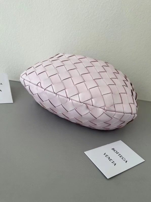 bo*te*ga Ve*ne*ta bv jodie mini bag in light pink intrecciato lambskin
