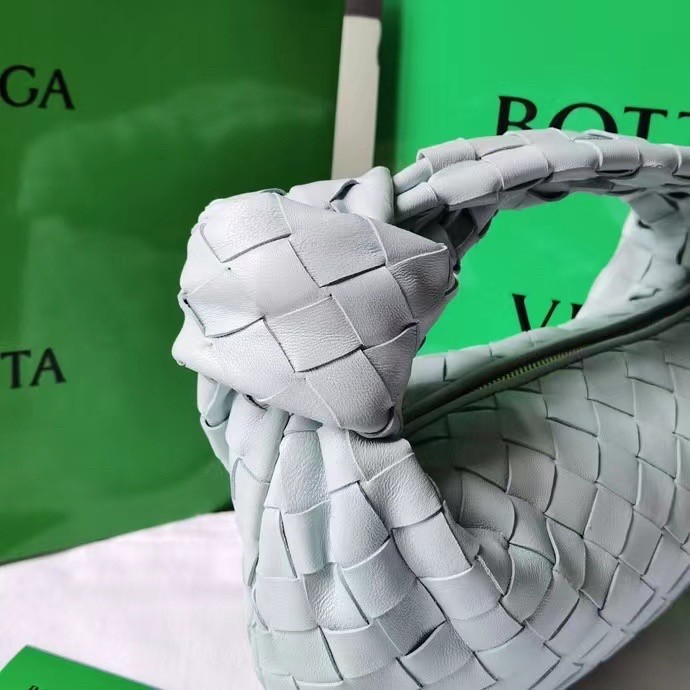 bo*te*ga Ve*ne*ta bv jodie mini bag in teal washed intrecciato lambskin
