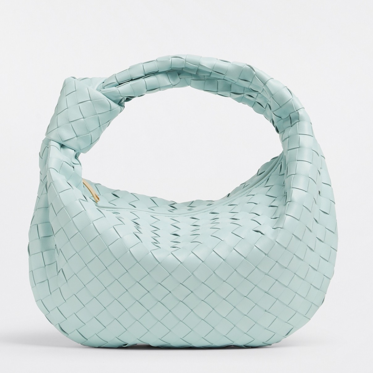 bo*te*ga Ve*ne*ta bv jodie teen bag in blue intrecciato leather