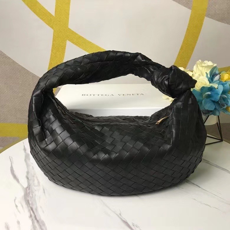 bo*te*ga Ve*ne*ta bv jodie small bag in black intrecciato leather