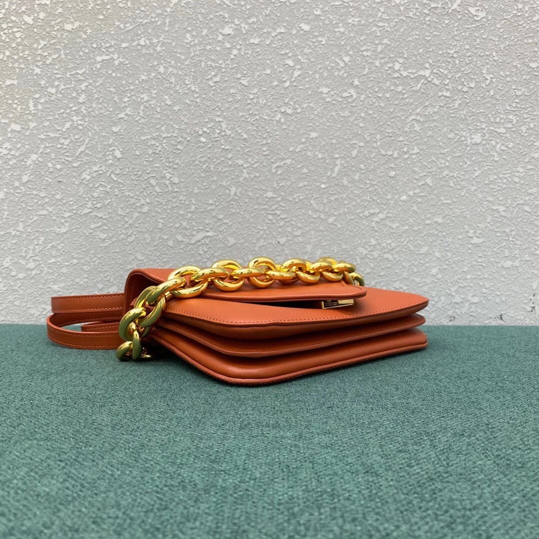 bo*te*ga Ve*ne*ta mount small bag in maple calfskin