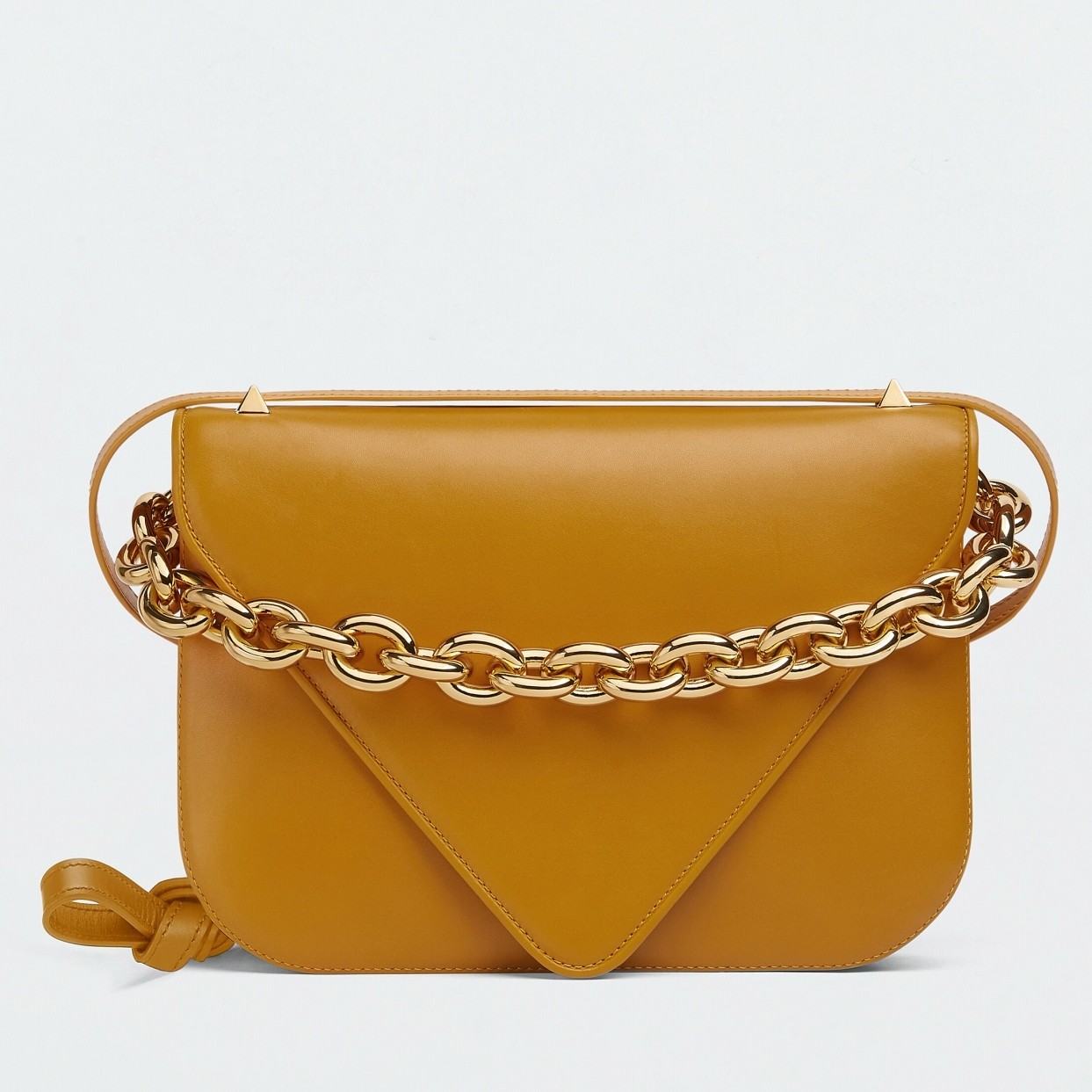 bo*te*ga Ve*ne*ta mount medium envelope bag in cob calfskin