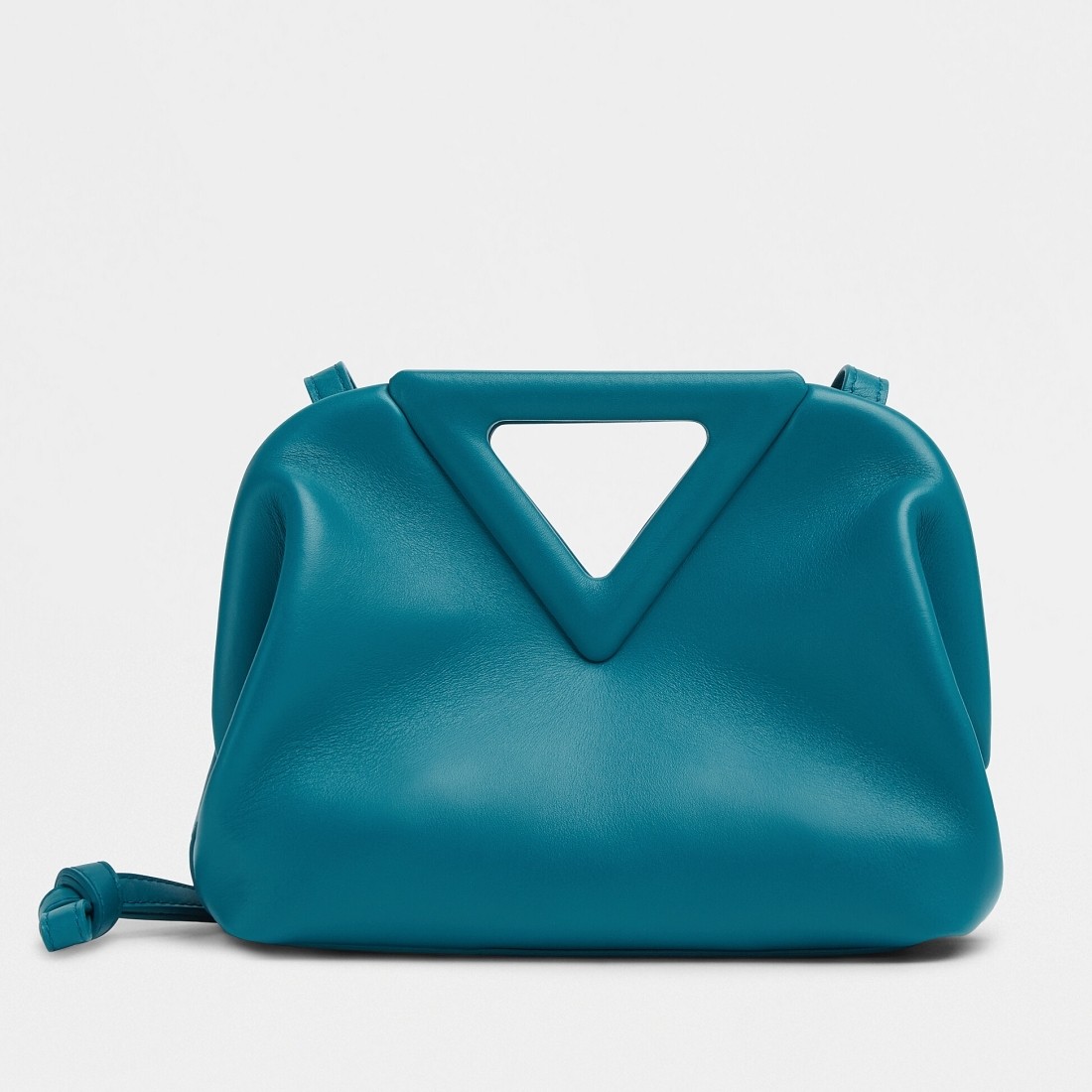 bo*te*ga Ve*ne*ta small point top handle bag in mallard nappa leather