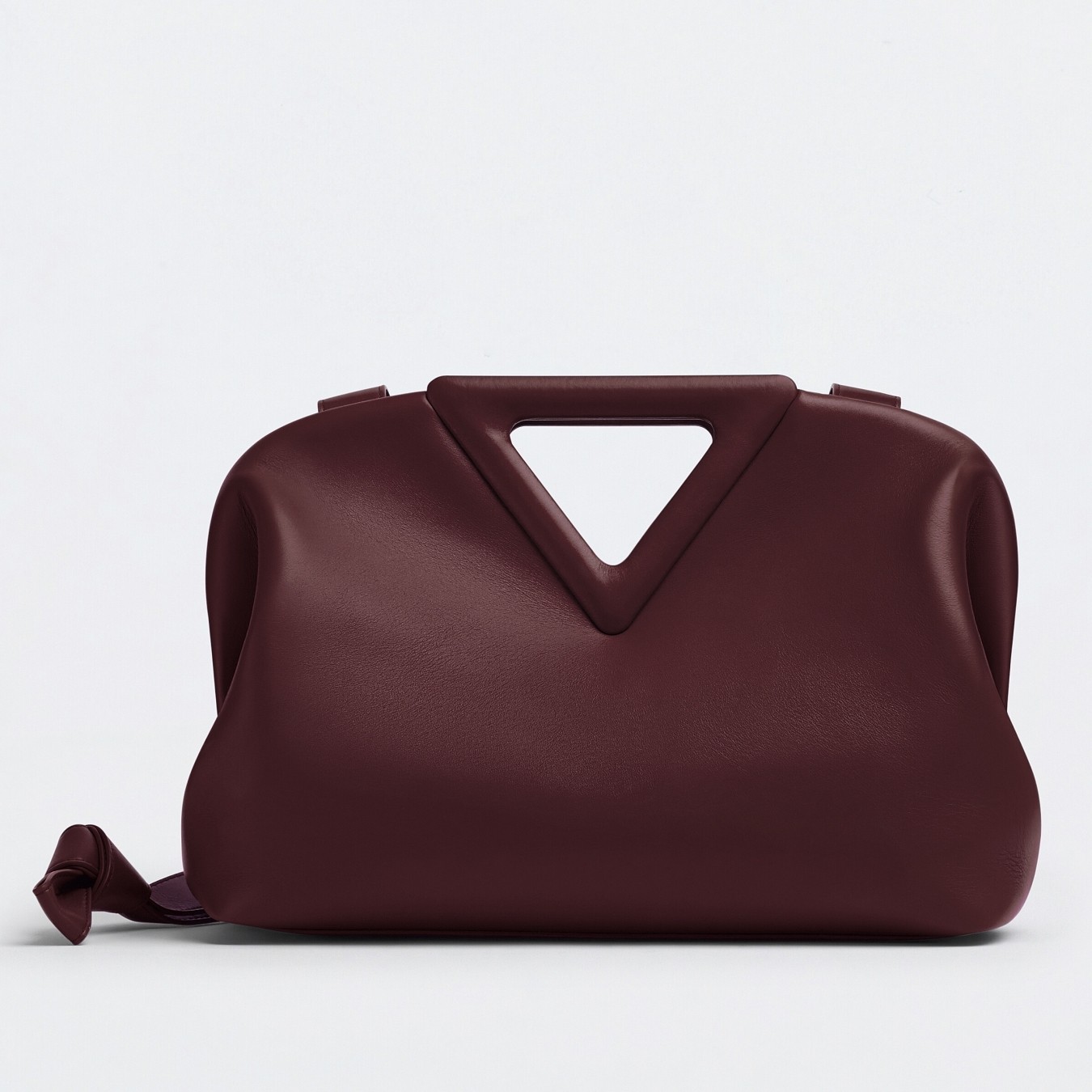bo*te*ga Ve*ne*ta medium point top handle bag in grape leather