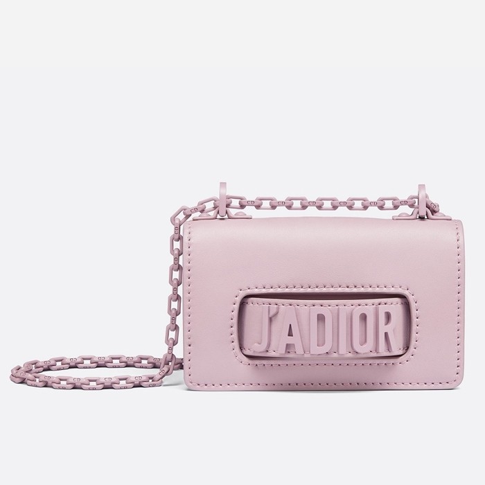 D*or mini j''aD*or bag in pink ultra matte calfskin