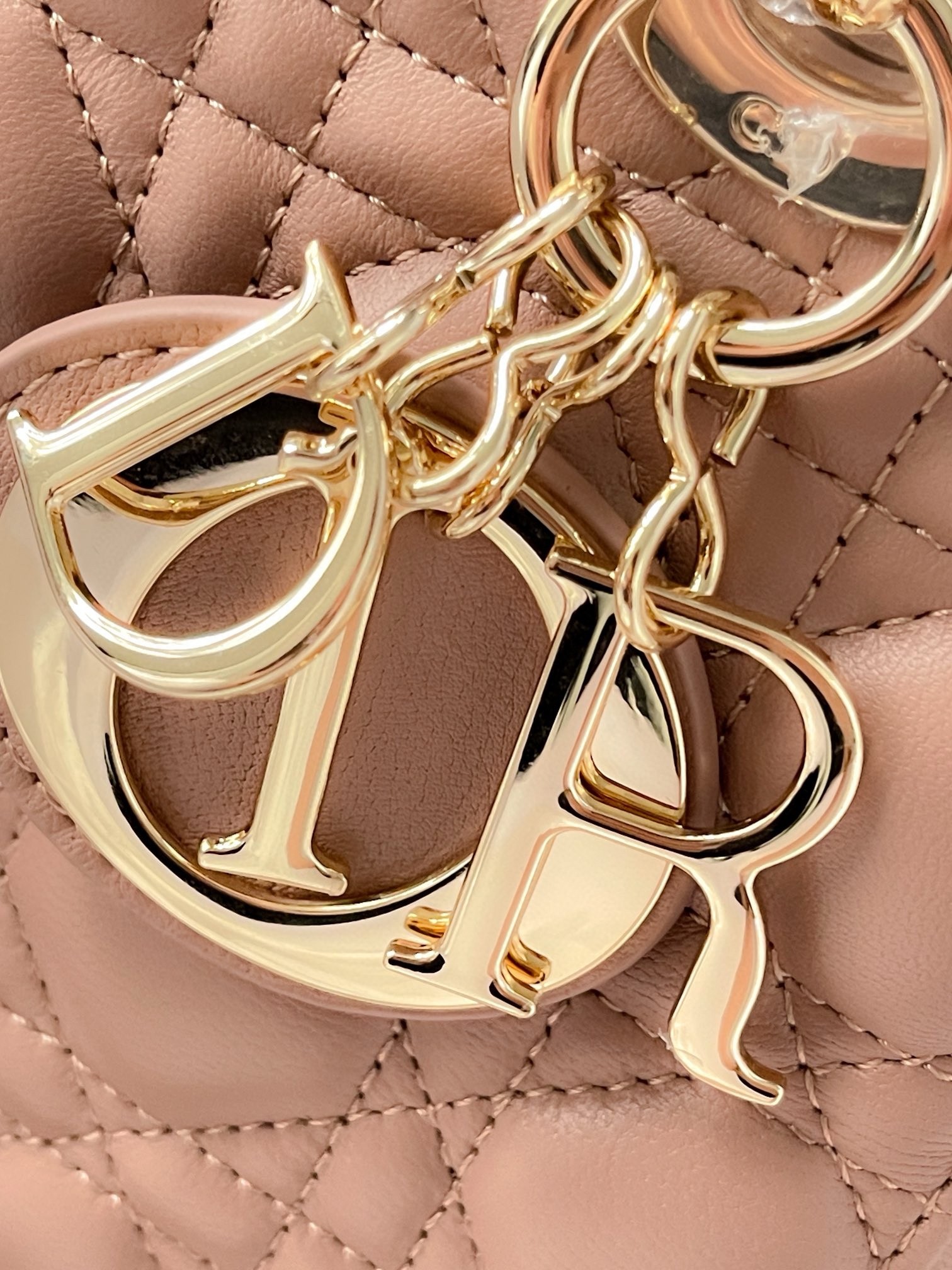 D*or small lady D*or my abcD*or bag in blush lambskin