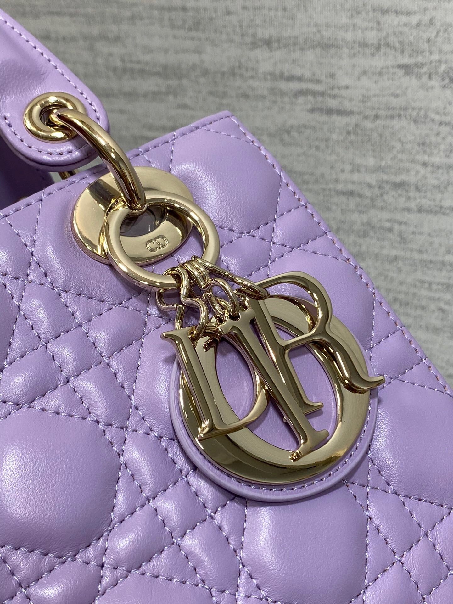 D*or small lady D*or my abcD*or bag in lilas lambskin