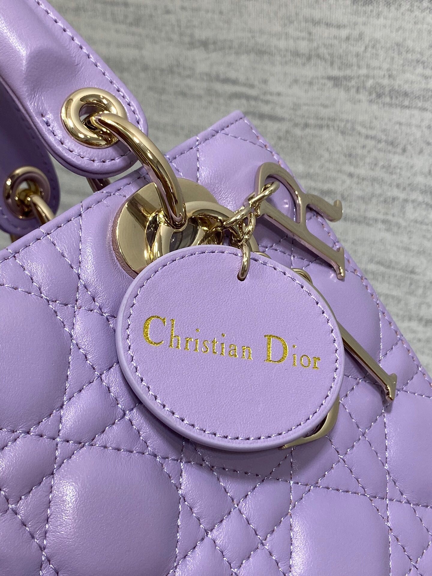 D*or small lady D*or my abcD*or bag in lilas lambskin