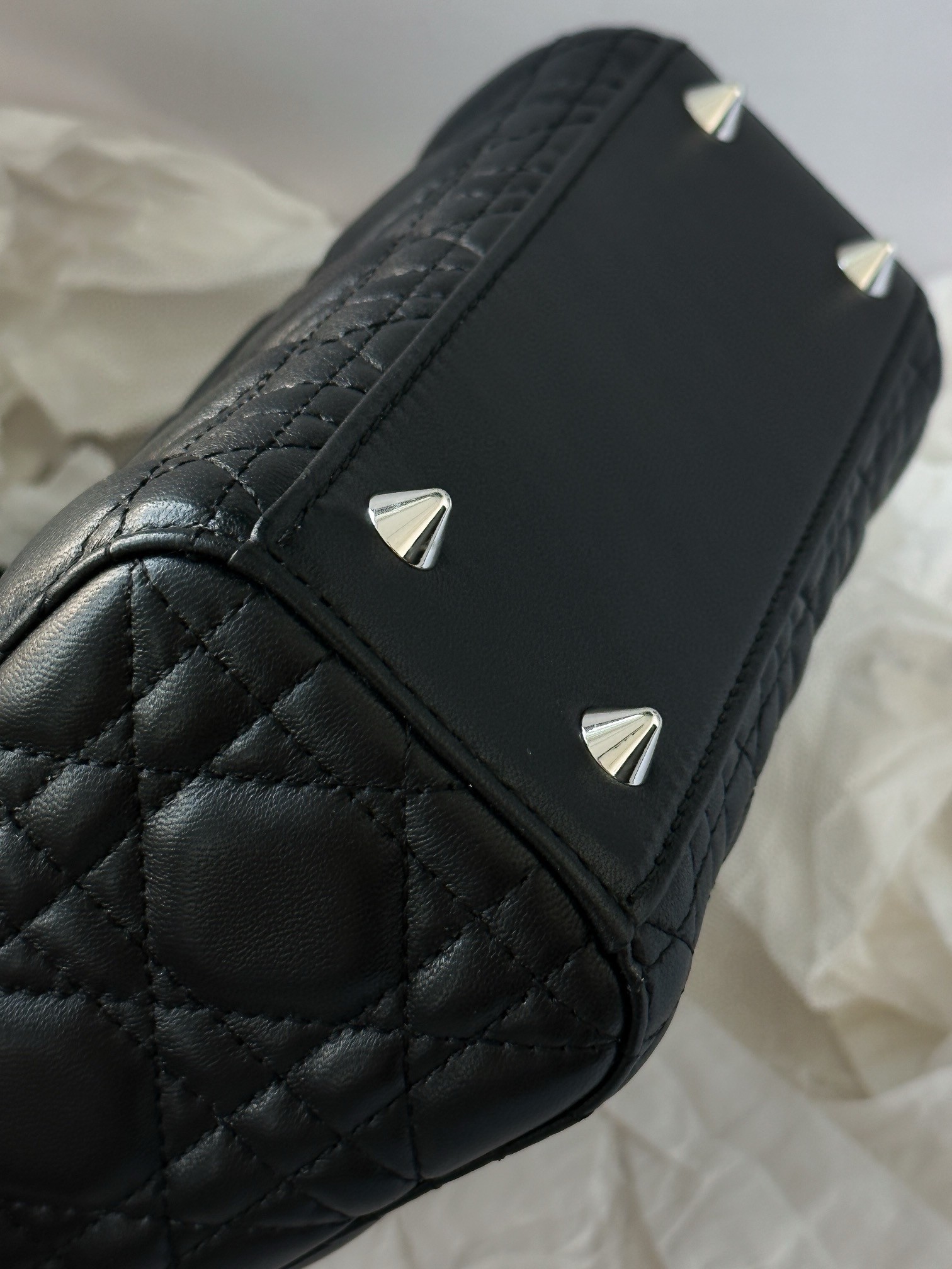 D*or small lady D*or my abcD*or bag in noir lambskin