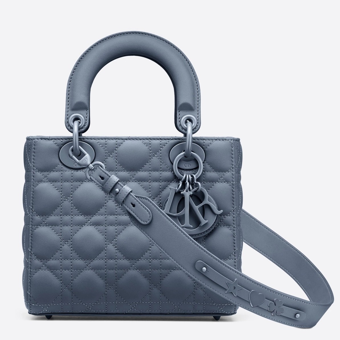 D*or lady D*or my abcD*or bag in blue ultramatte calfskin