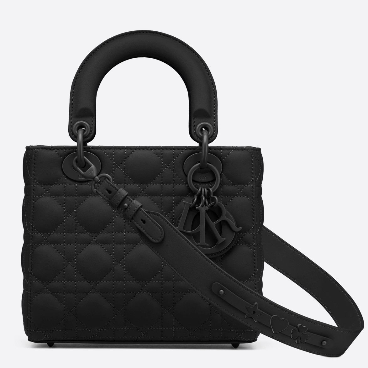 D*or lady D*or my abcD*or bag in black ultramatte calfskin
