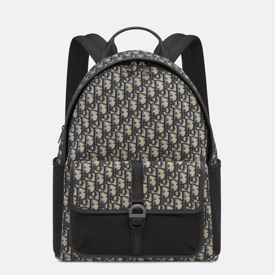 D*or 8 backpack in beige and black D*or oblique jacquard