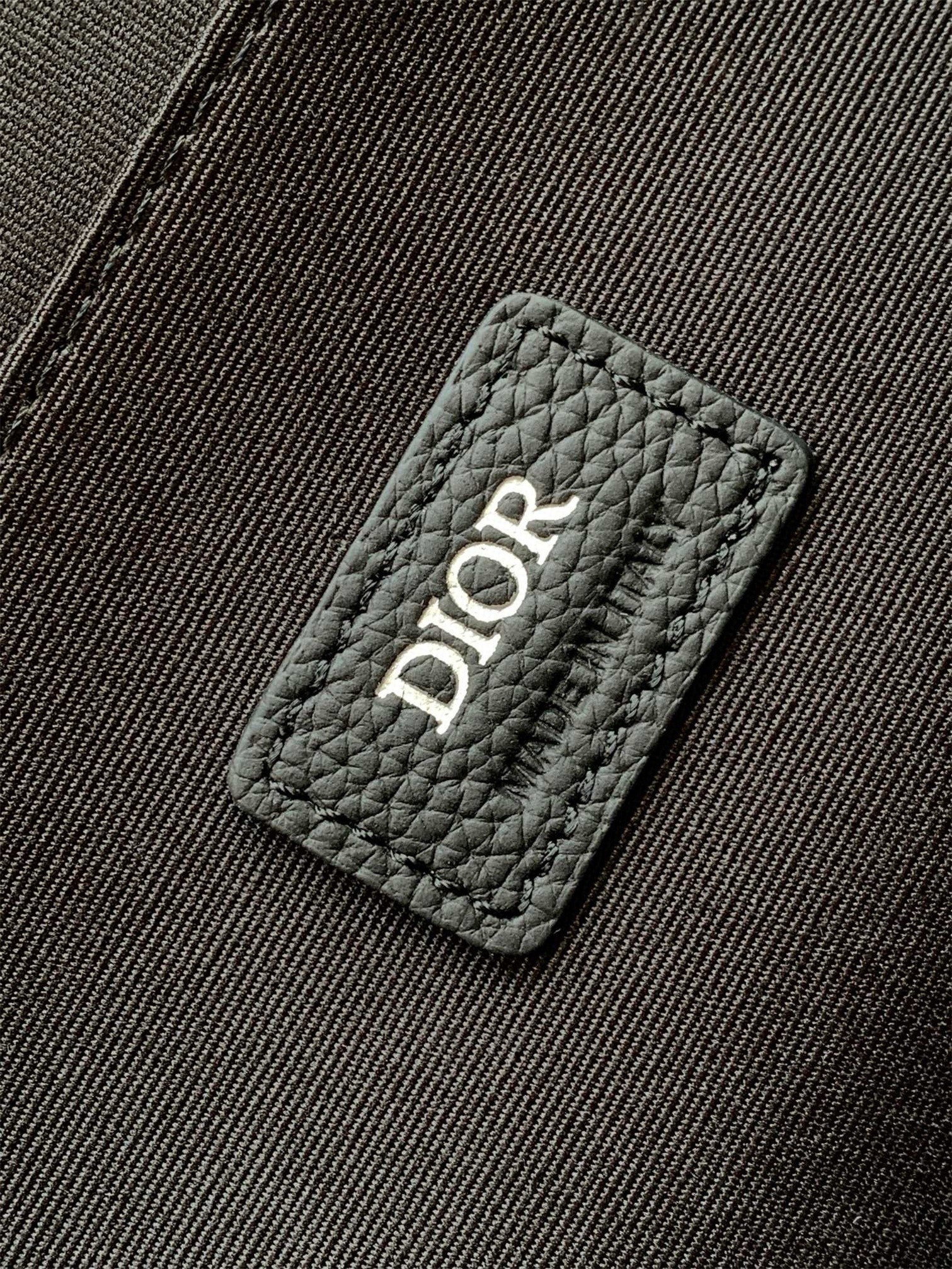 D*or safari tote bag in black D*or oblique jacquard