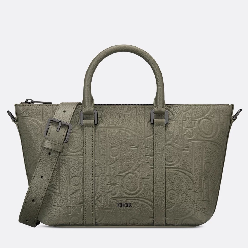 D*or weekender 25 bag in khaki D*or gravity leather