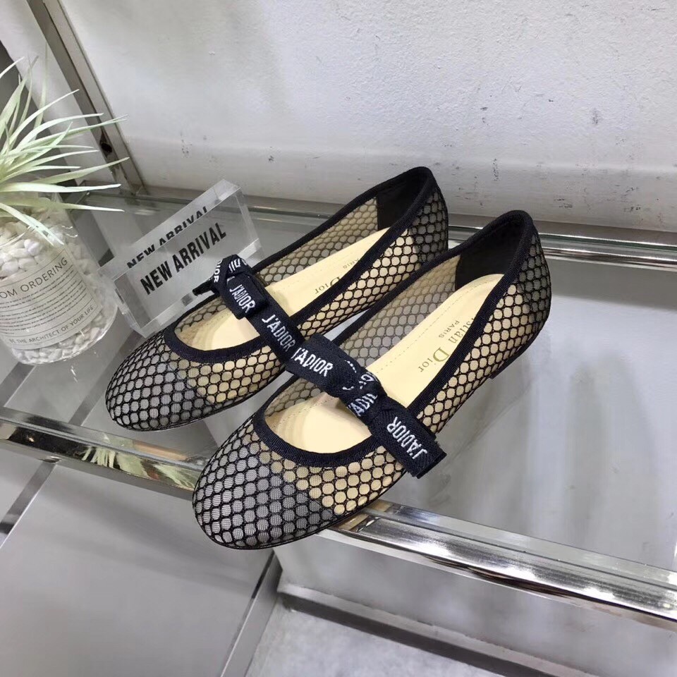 D*or black miss j''aD*or mesh ballet pump