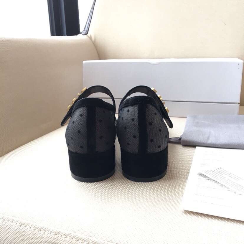 D*or baby-d ballet flats in black dotted swiss