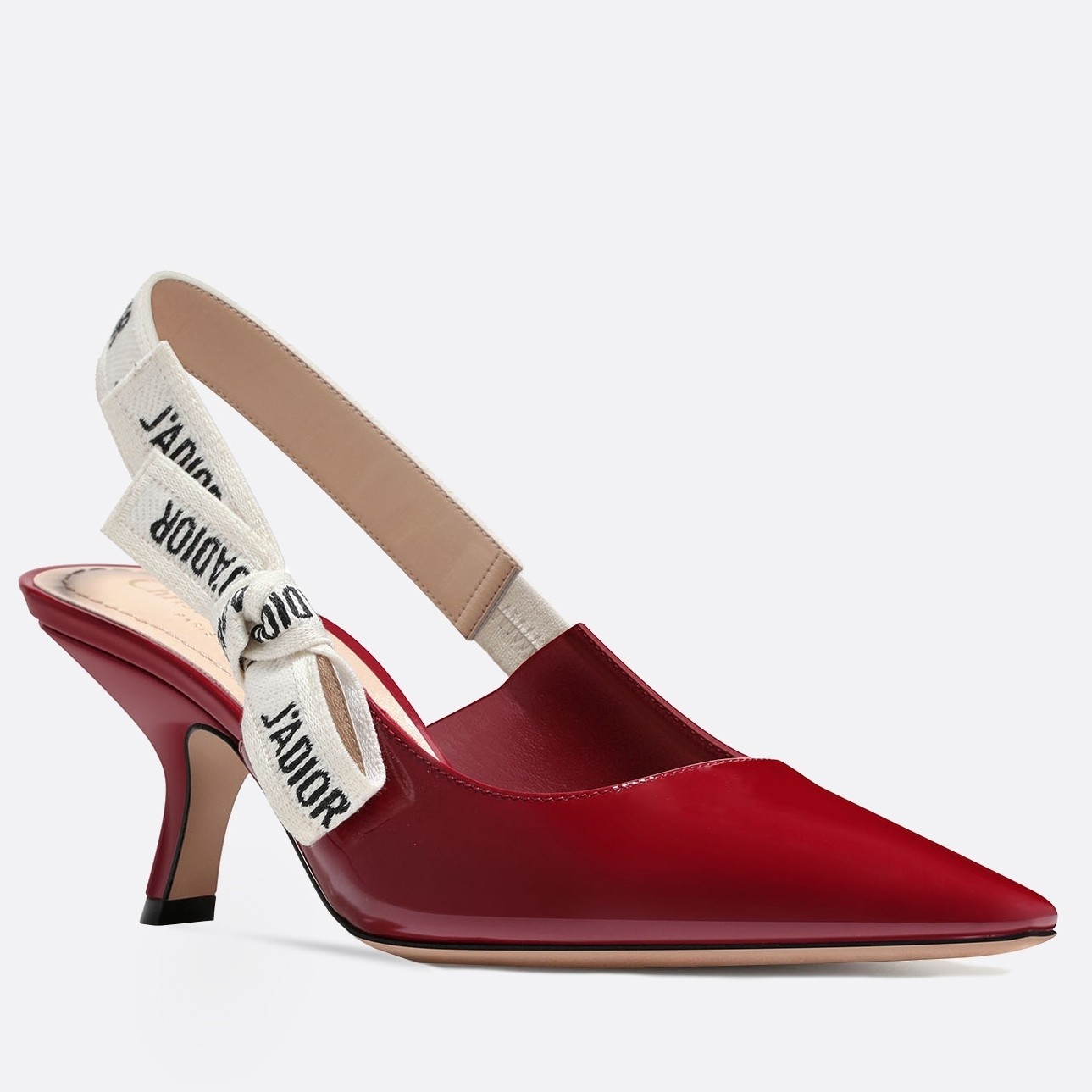 D*or j''aD*or slingback pumps in red patent leather