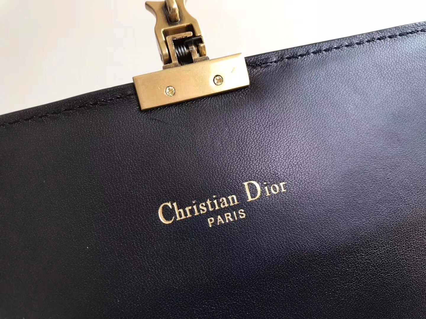 D*or D*oraddict continental wallet in black lambskin