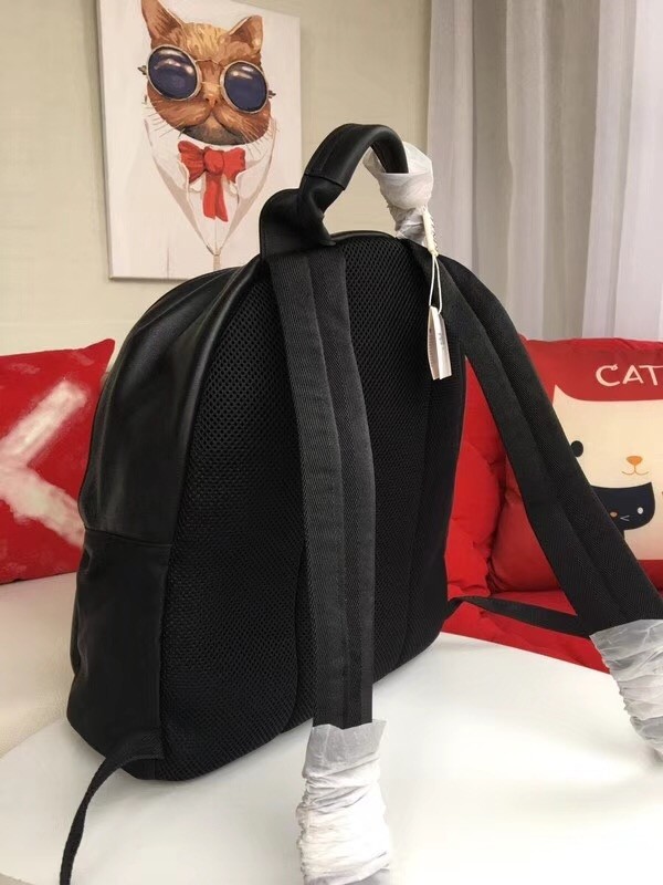 F**di black large bag bugs eye inserts backpack