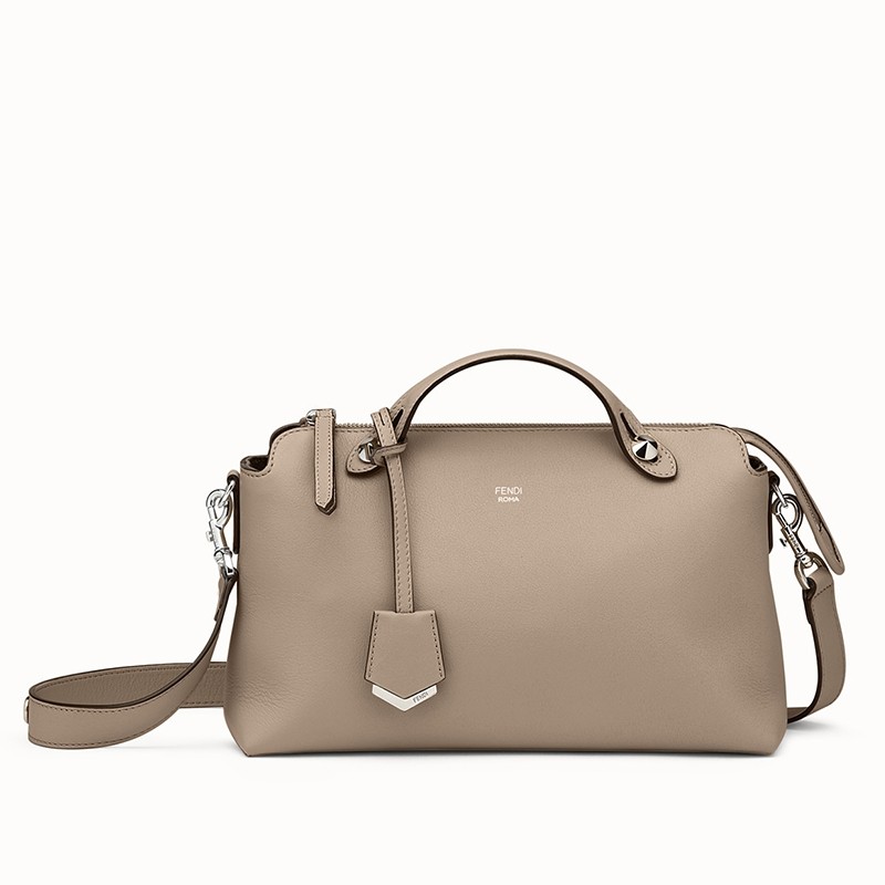 F**di by the way medium bag in grey calfskin