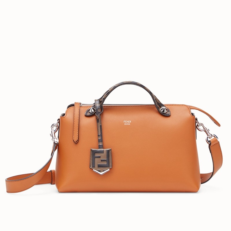 F**di tan by the way medium bag with ff handles