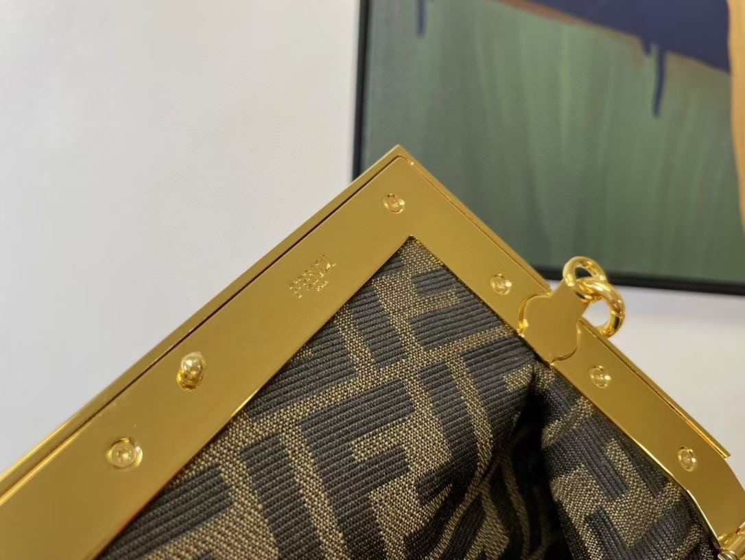 F**di small first bag in piment nappa leather