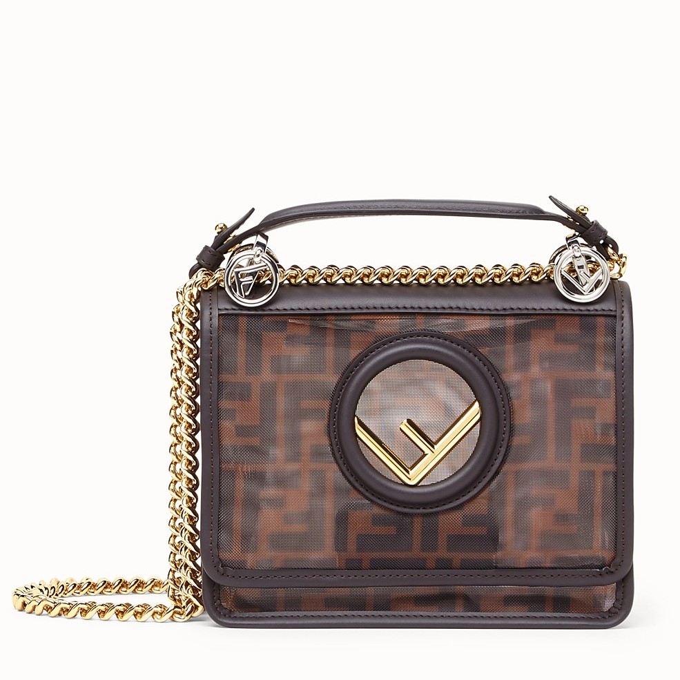 F**di kan i f shoulder bag in tech mesh
