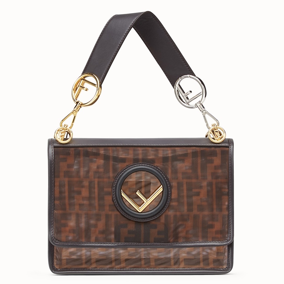 F**di kan i f shoulder bag in tech mesh