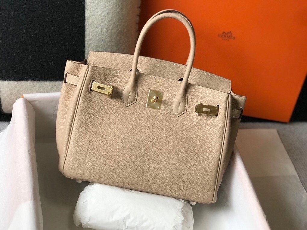 H**mes trench clemence birkin 30cm bag ghw