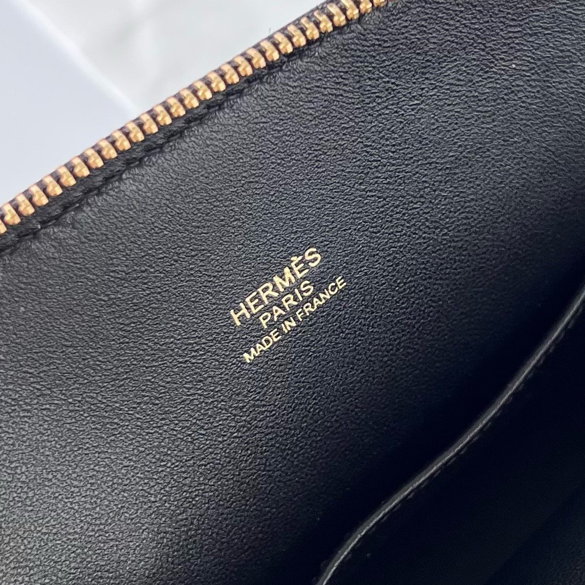 H**mes bolide 1923 mini handmade bag in black chevre mysore leather