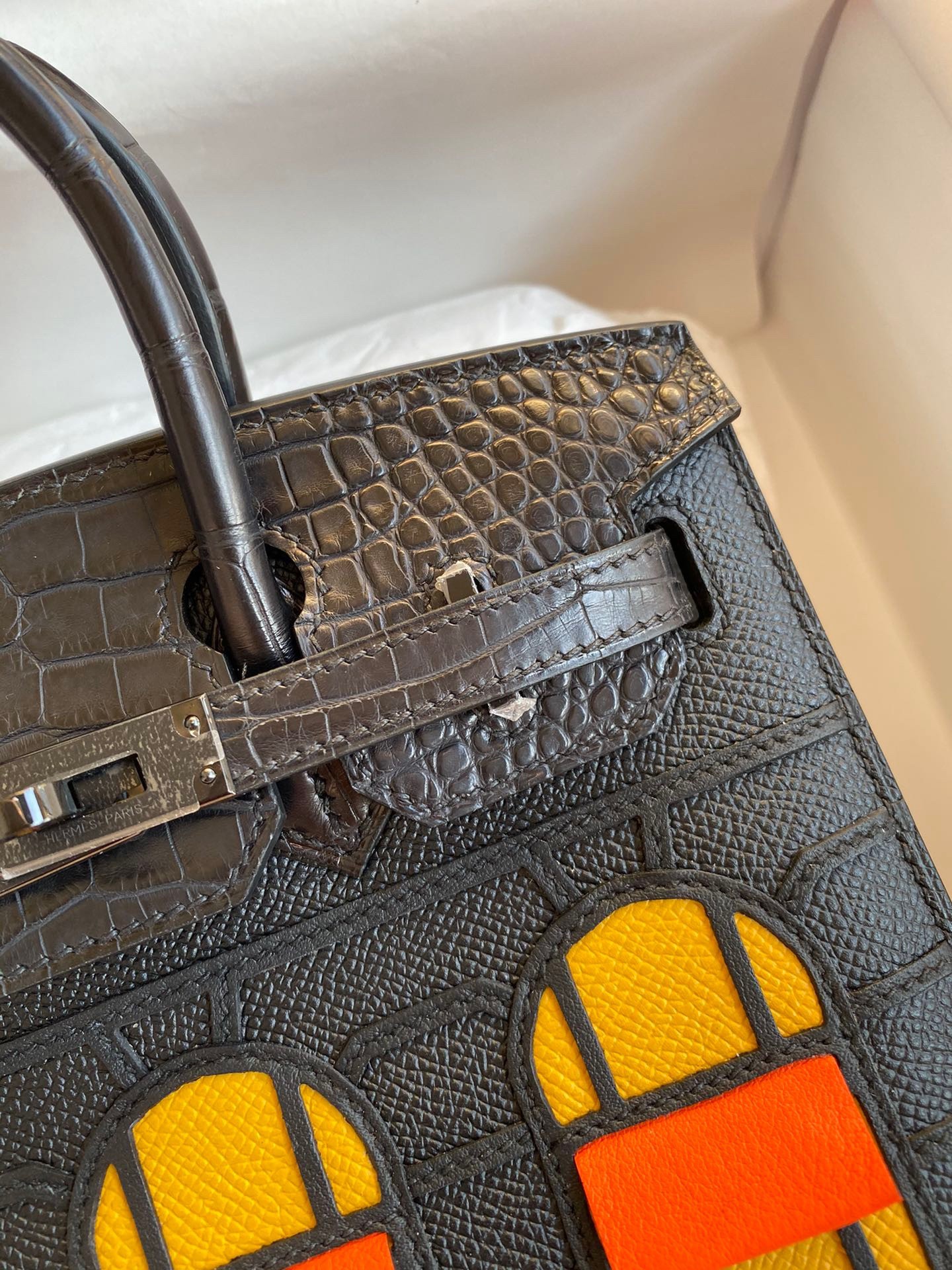 H**mes so black midnight faubourg birkin 20 sellier limited edition bag