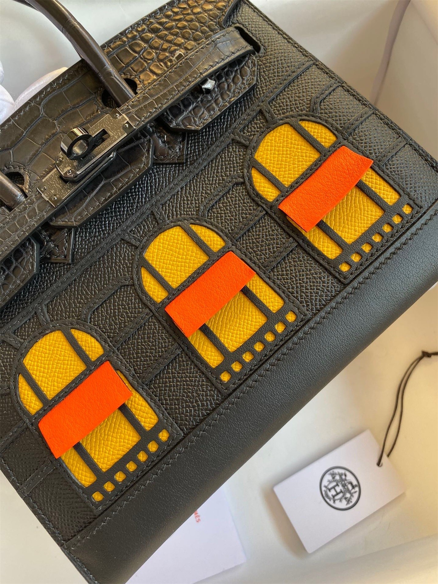 H**mes so black midnight faubourg birkin 20 sellier limited edition bag