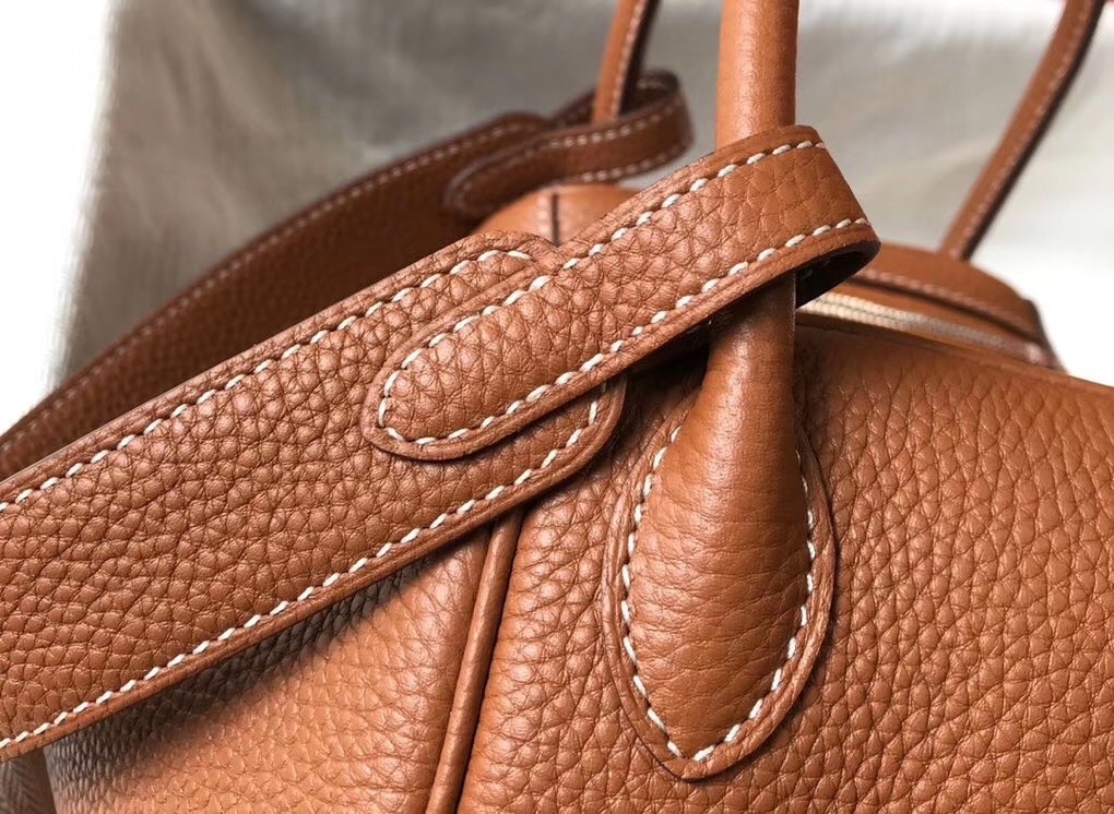 H**mes gold clemence lindy 30cm bag with phw