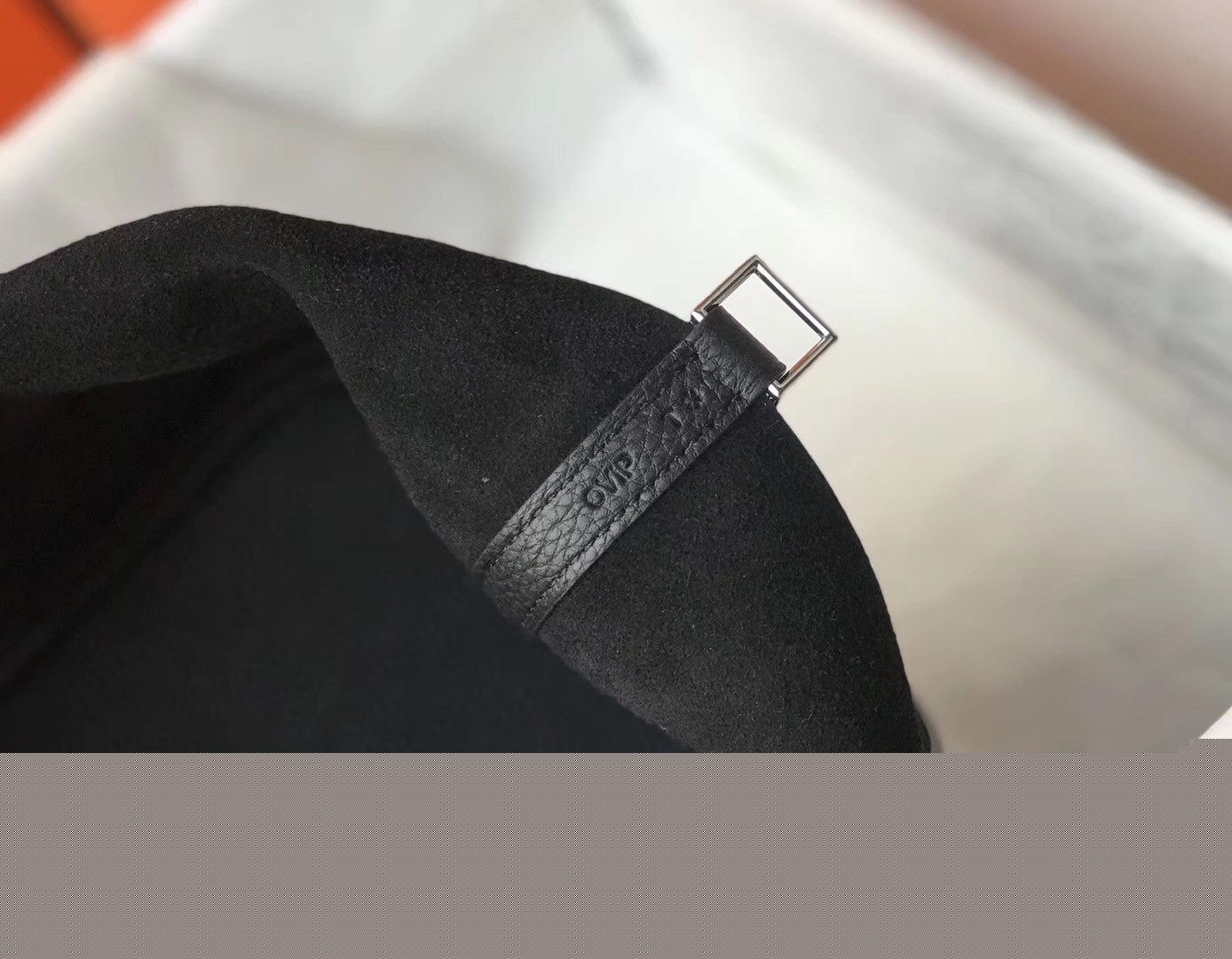 H**mes picotin lock 18 bag in black clemence leather
