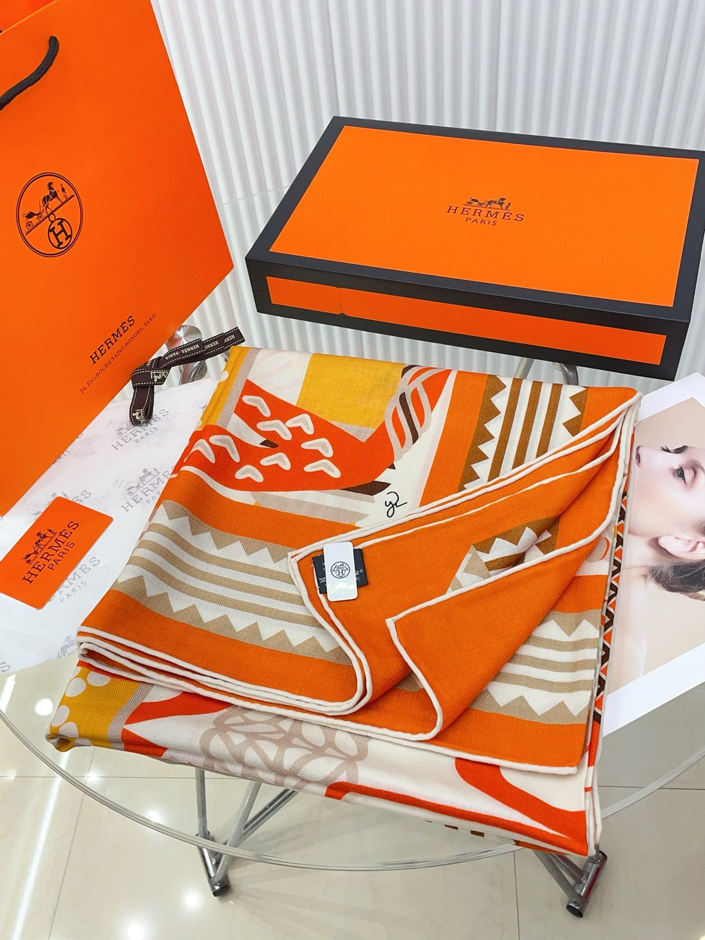 H**mes orange fantaisie d