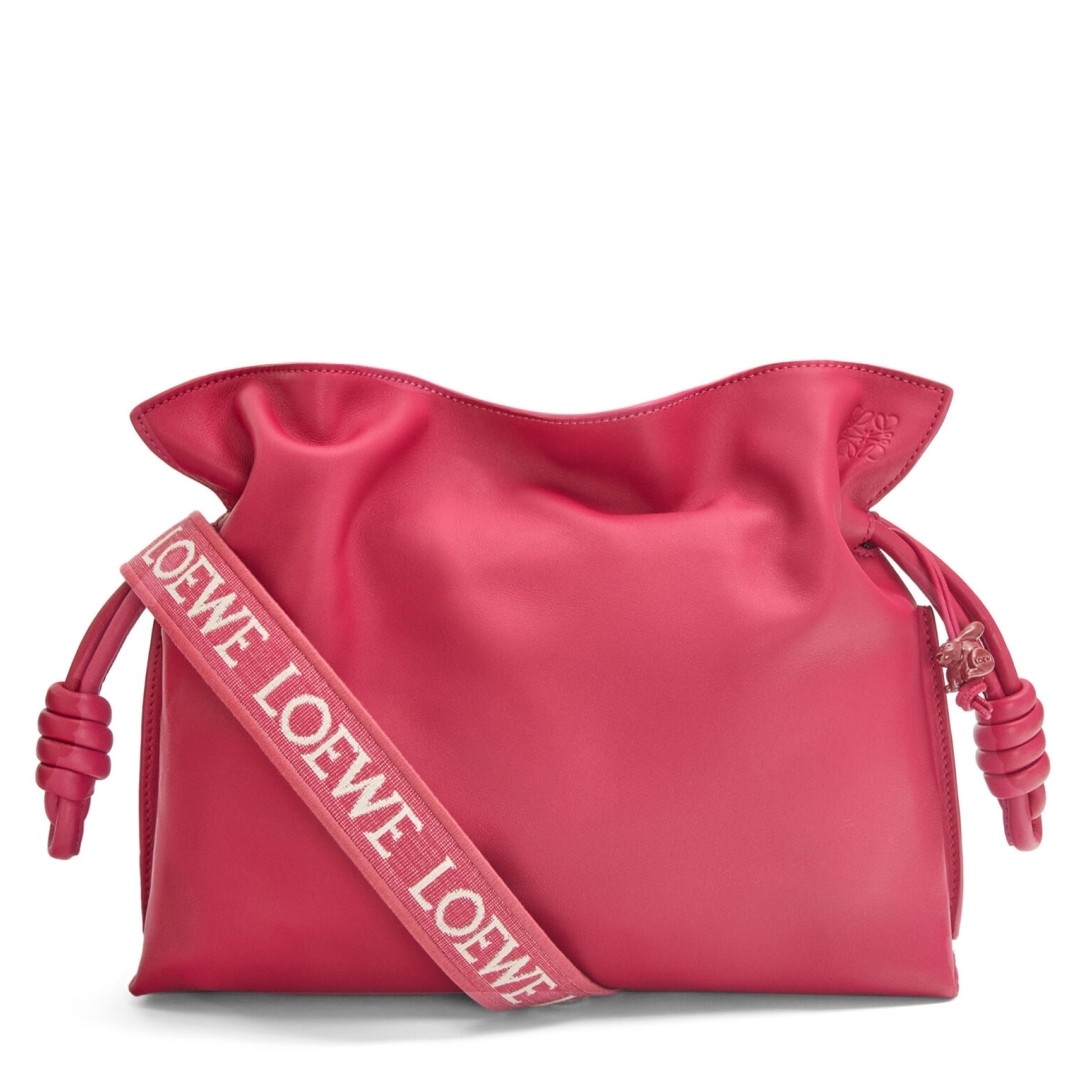 L0ew* flamenco clutch bag in ruby red leather