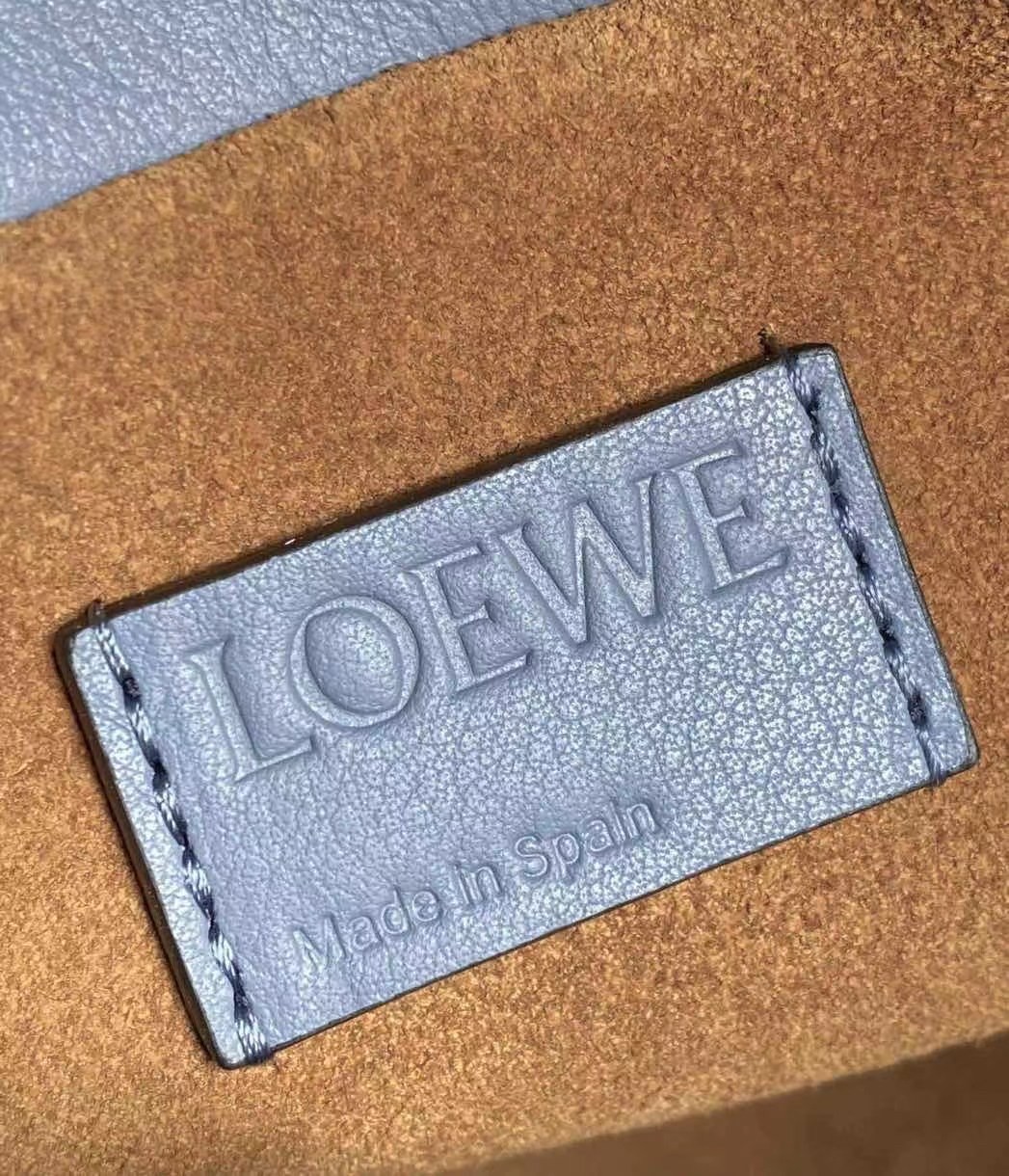 L0ew* flamenco clutch in atlantic blue nappa leather