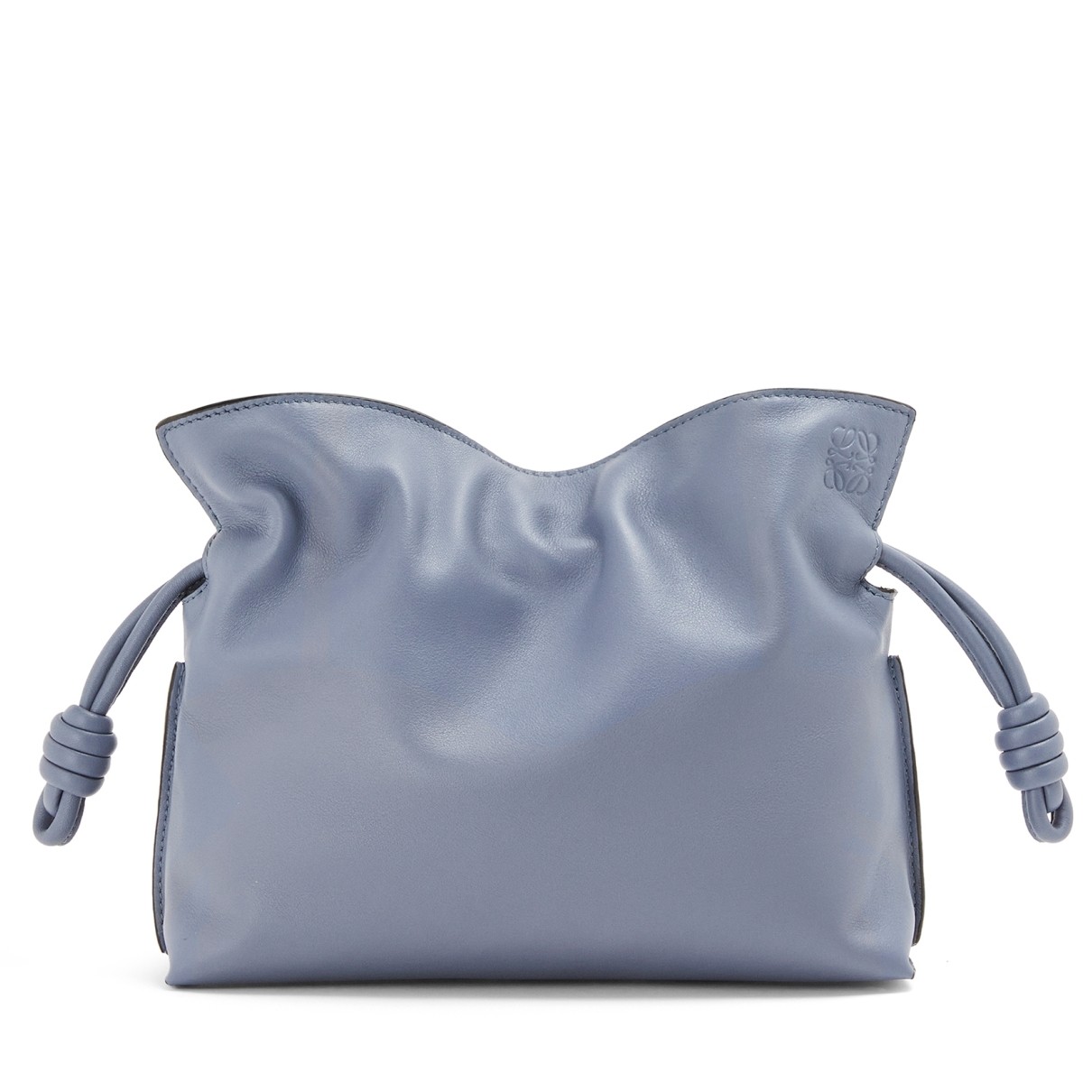 L0ew* flamenco clutch in atlantic blue nappa leather
