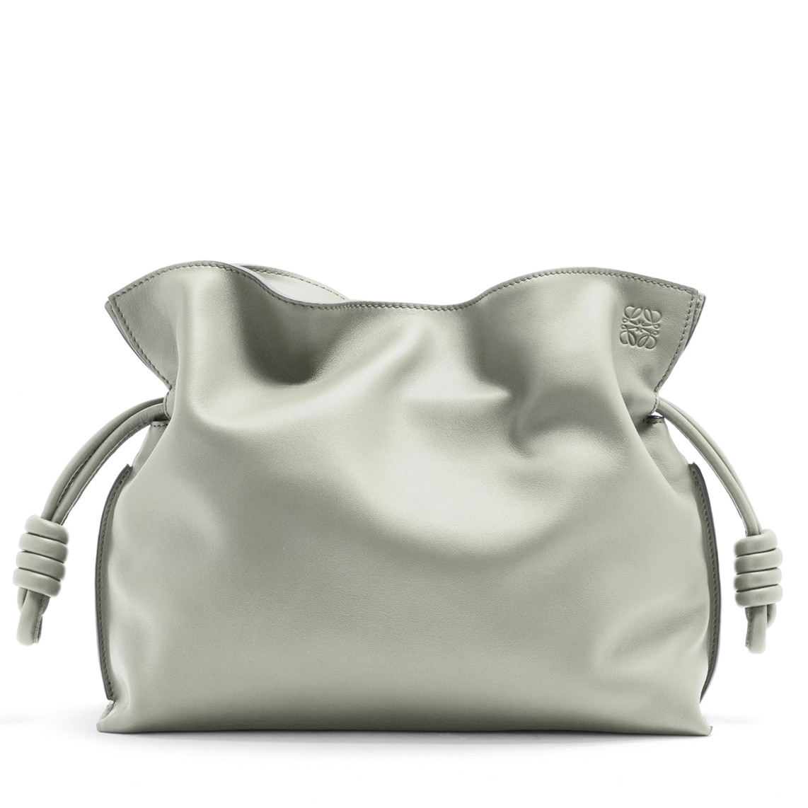 L0ew* flamenco clutch in ash grey nappa leather