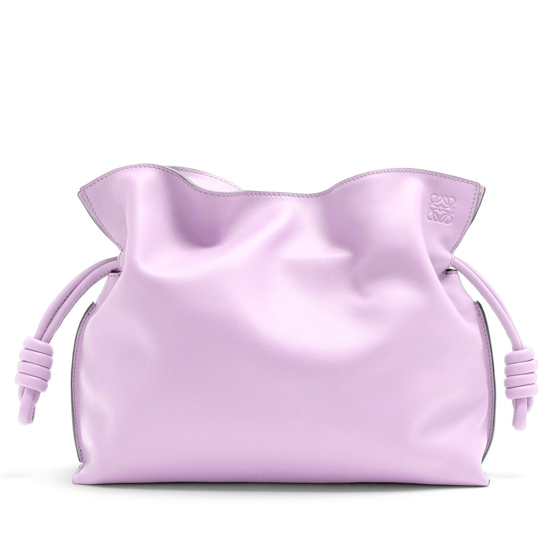 L0ew* flamenco clutch in bloom orchid nappa leather