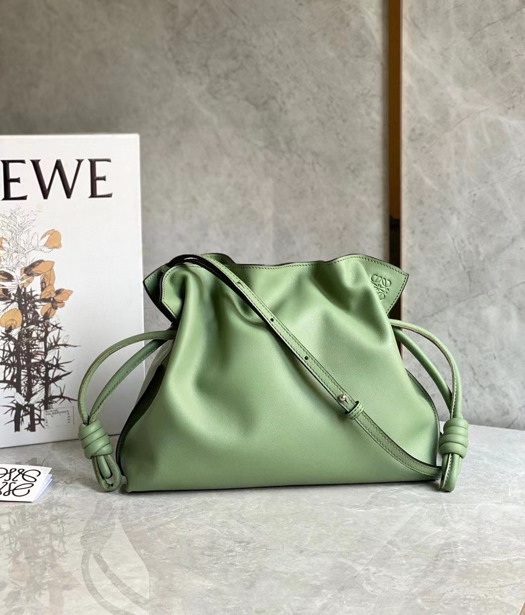 L0ew* flamenco clutch in rosemary nappa leather