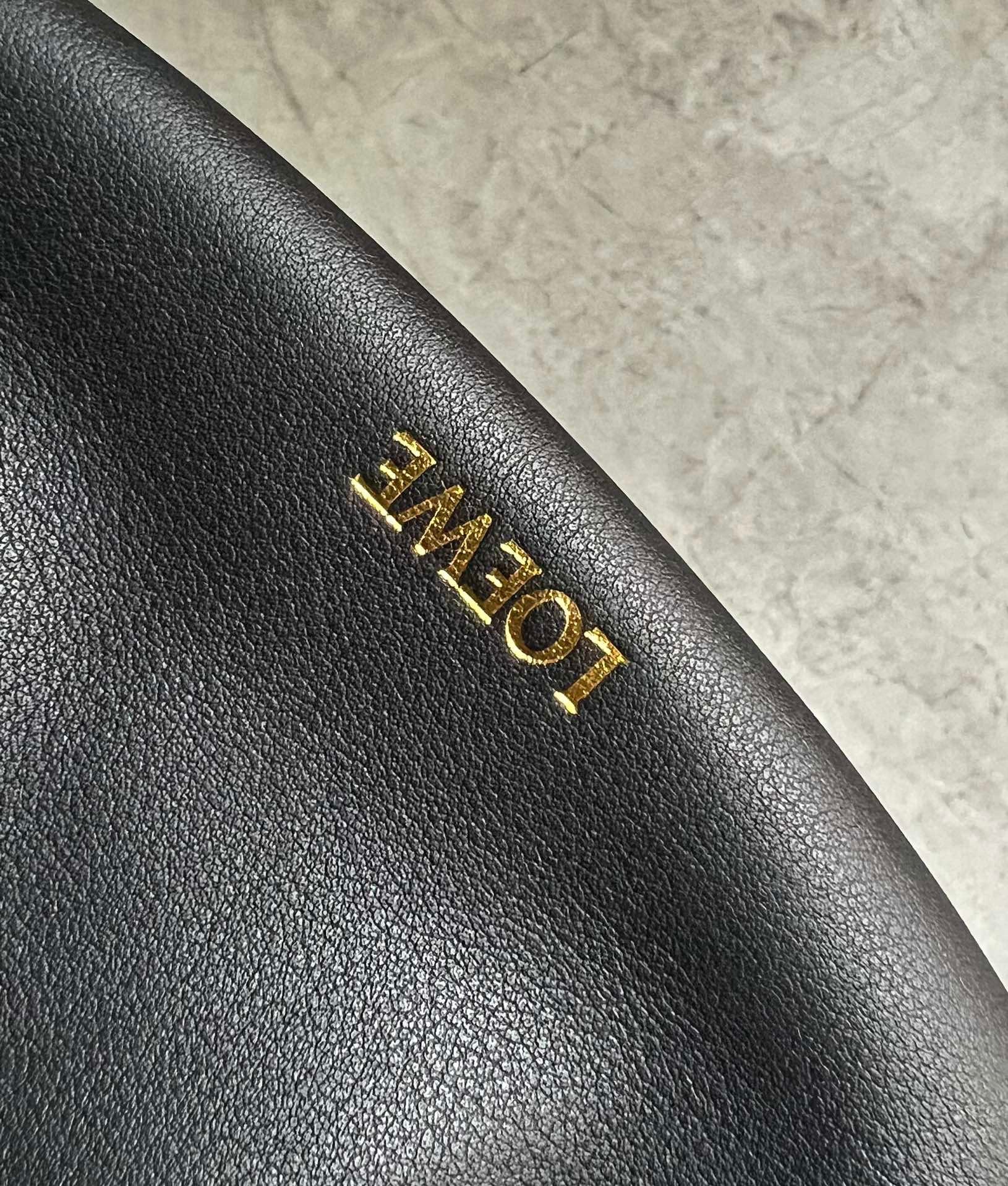 L0ew* paseo satchel bag in black nappa leather