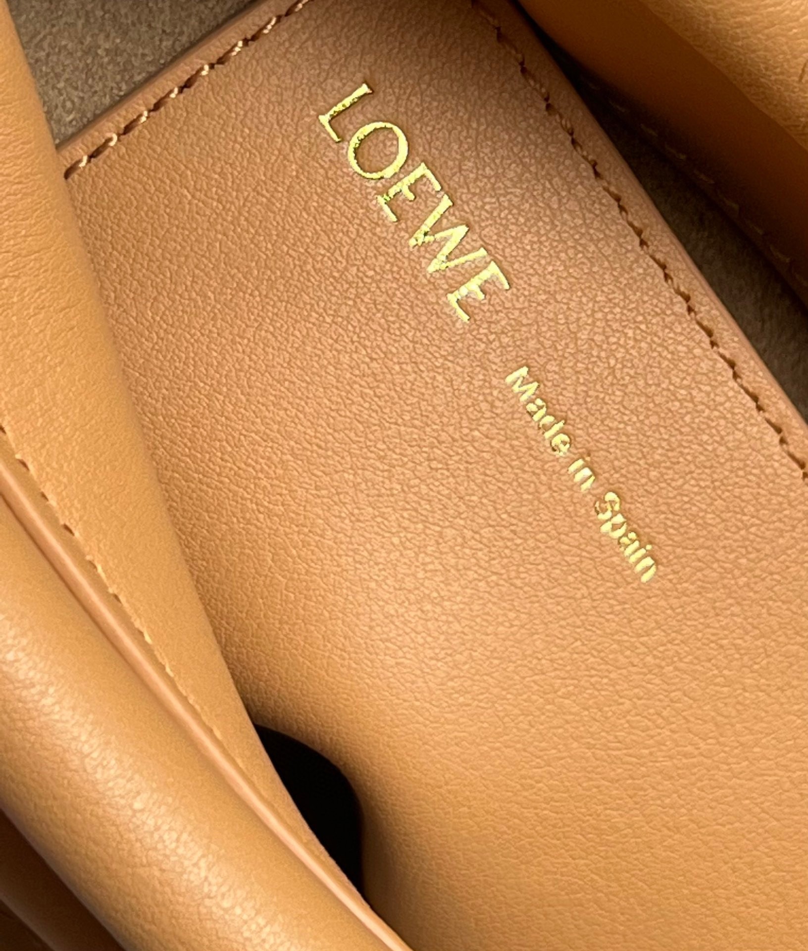 L0ew* paseo satchel bag in warm desert nappa leather