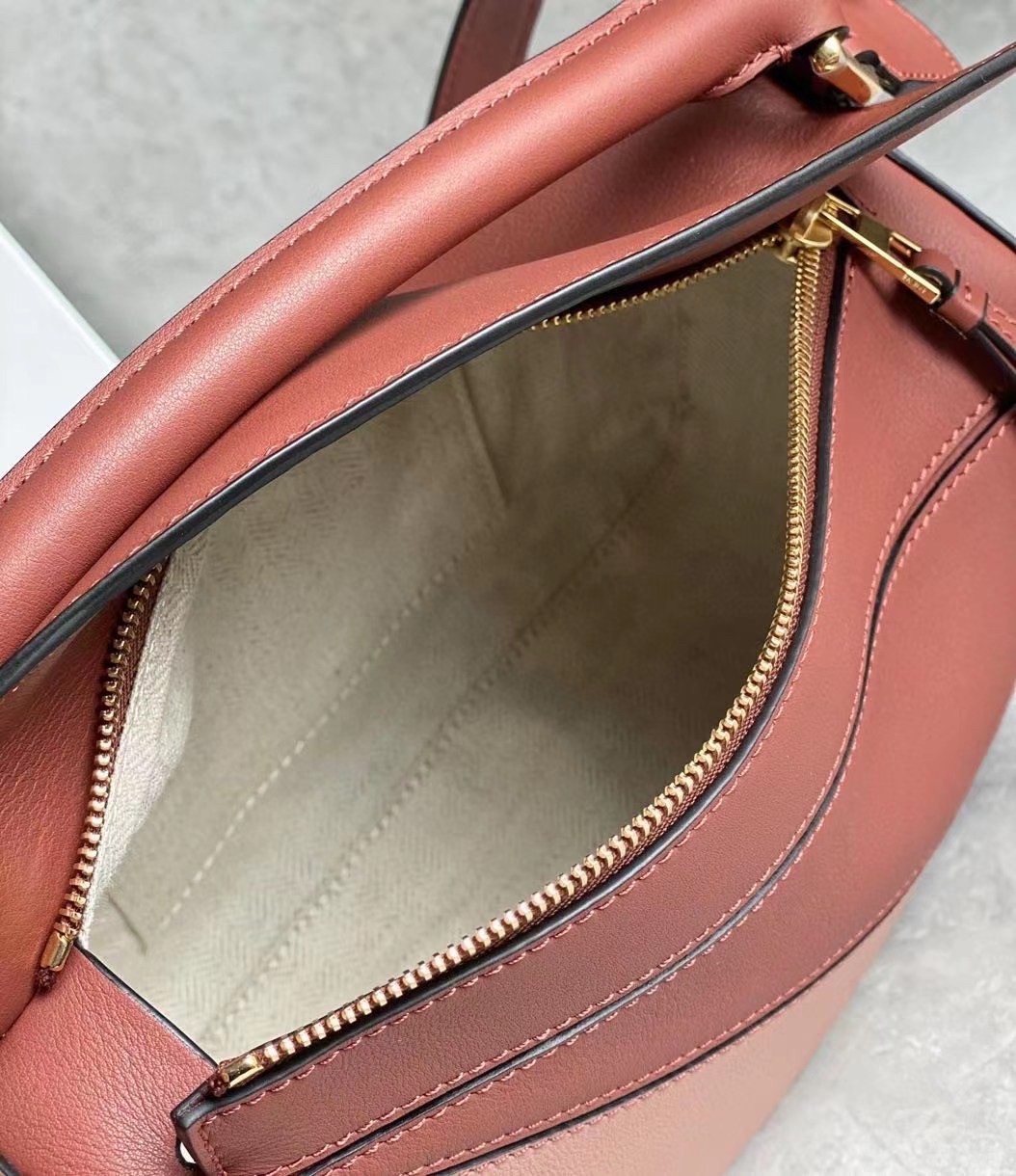 L0ew* puzzle small bag in purple/caramel/blossom calfskin