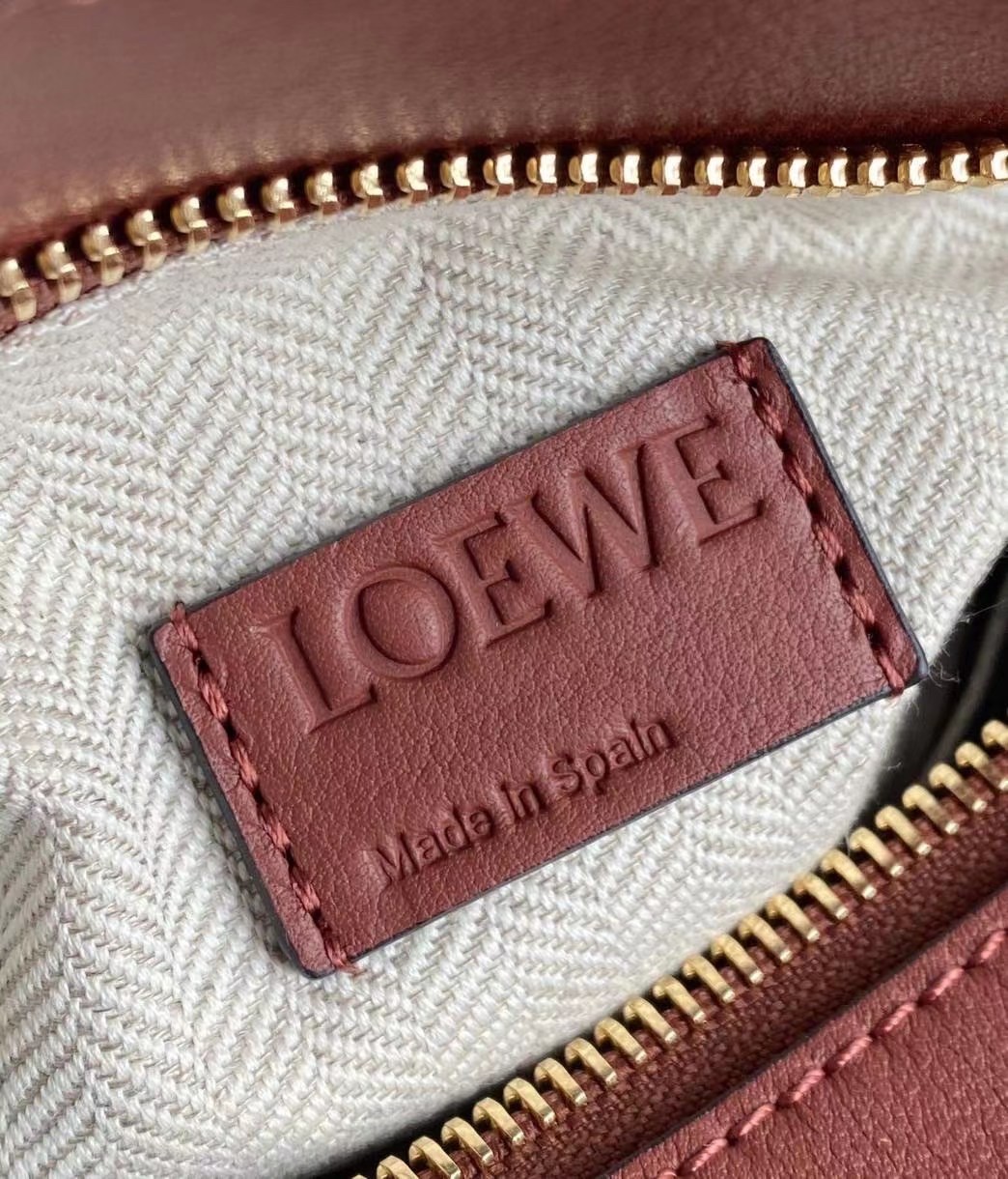 L0ew* puzzle small bag in purple/caramel/blossom calfskin
